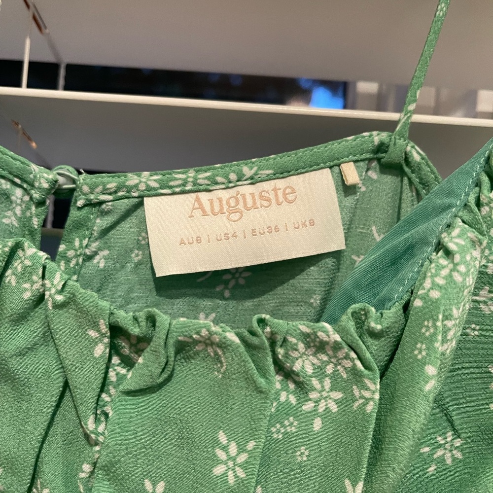 August’s the label green dress!